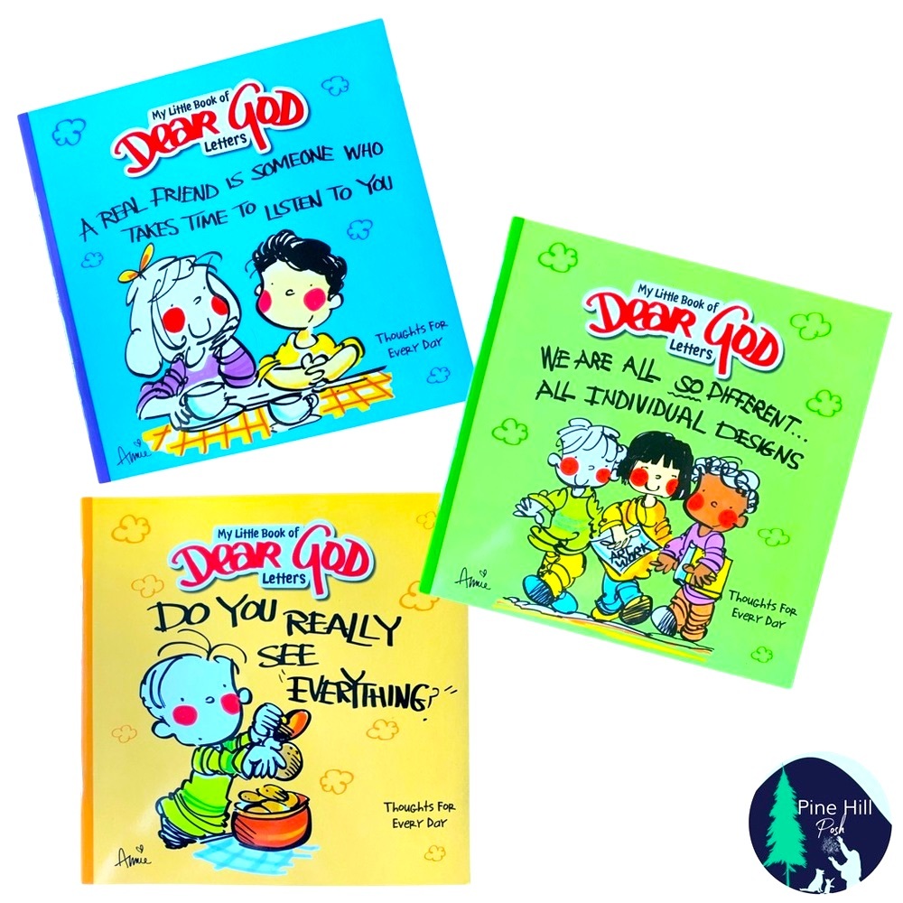 NEW My Little Book of Dear God Letters Annie Fitzgerald Set of 3